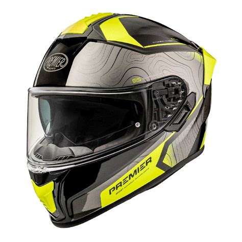 Premier Helmets Evoluzione DK Y Full Face Helmet Pinlock Grey Motardinn