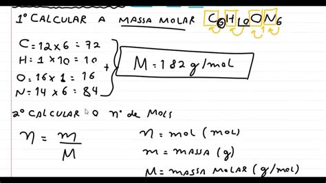 Como Calcular A Concentra O Em Mol L Passo A Pass Youtube