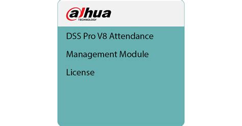 Dahua Technology DSS Pro V8 Attendance Management DSS8PRATT B H