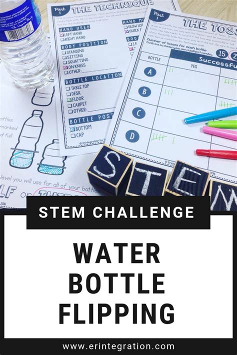 Water Bottle Flip Stem Challenge Stem Activity Stem Challenges