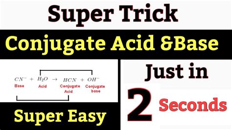 How To Determine Conjugate Acid Base Pairs