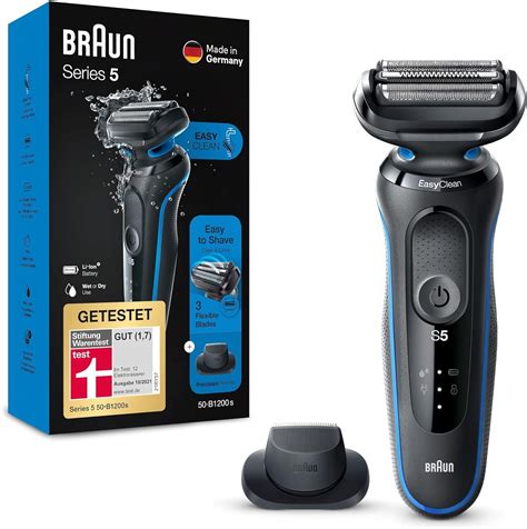 Braun Series 5 Mens Razor With Easyclick Attachment Electric Shaver