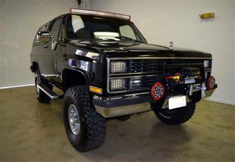 1984 Chevrolet Blazer Silverado 4wd Diesel Classic Chevrolet Blazer