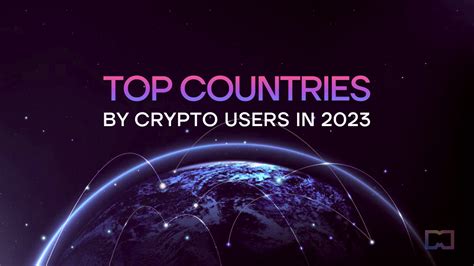 Principais países por usuários de criptografia em 2023