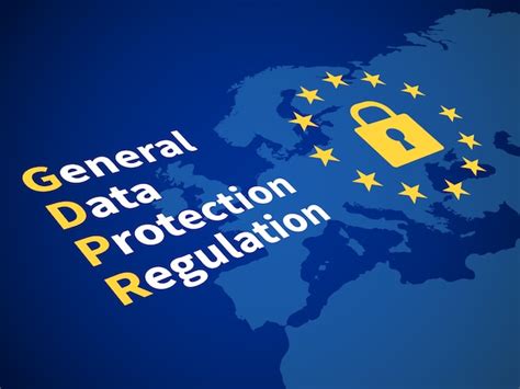 Reglamento general de protección de datos gdpr eu computadora