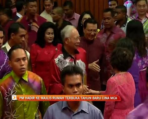 PM Hadir Rumah Terbuka Tahun Baru Cina MCA Video Dailymotion