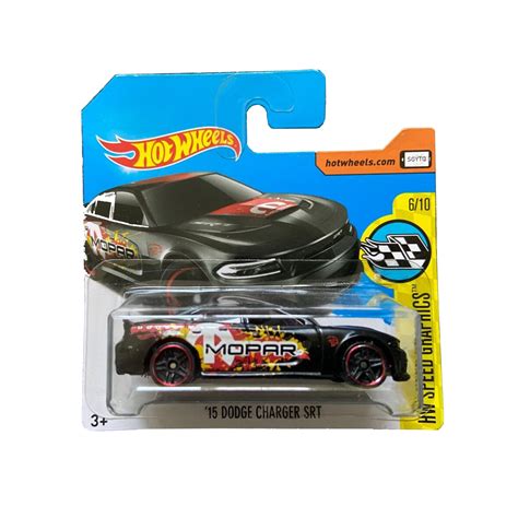 Masinuta Metalica Hot Wheels 15 Dodge Charger Srt Colectia 2017 Mopar Negru 1 64 Emag Ro