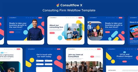 Corporate Webflow Template - Consultflow X | BRIX Templates 