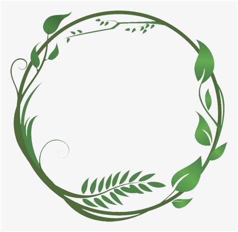 Round Green Leaf Logo