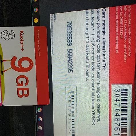 Jual Voucher Kuota 9 GB ALL JARINGAN 24 JAM AKTIF MENGIKUTI MASA AKTIF