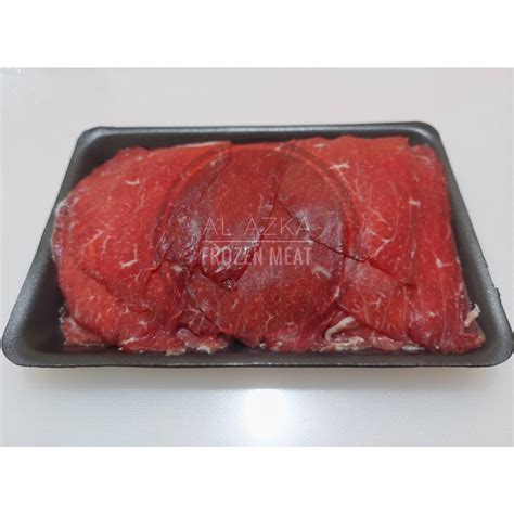 Jual Daging Slice Beef Less Fat Daging Sapi Iris Premium Sedikit Lemak