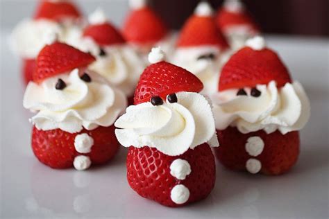 Strawberry Santa Claus Recipe Dessert Ideen Nachtisch Rezepte