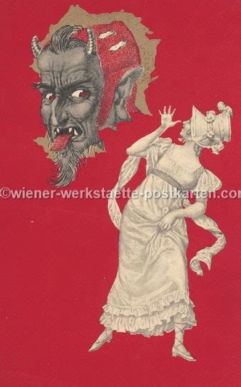 Krampus Pub Mm Vienne Nr Um Wiener Werkst Tte Postkarten