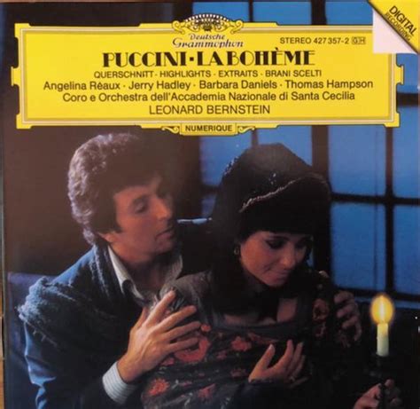 Puccini La Bohème Highlights L Bernstein Bernstein CD album