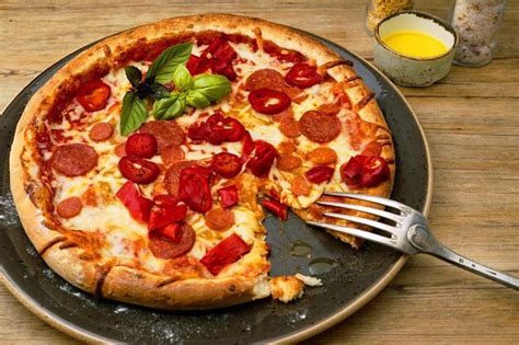 Premium Photo Pizza Fast Food
