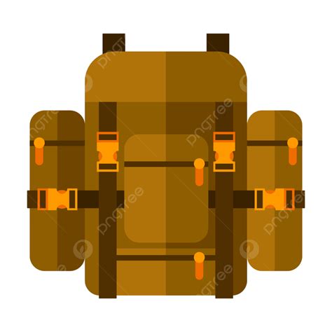 Hiking Backpack Vector Design Images Illustration Of Backpack Vector Hiking Travel Expedition