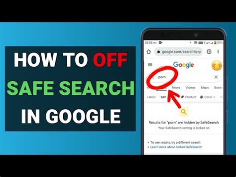 How To Turn Off Safe Search On Google Youtube