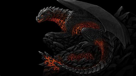 2736x1824 resolution | red and black dragon illustration, dragon ...