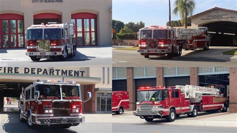 Tiller Fire Trucks Responding Compilation YouTube