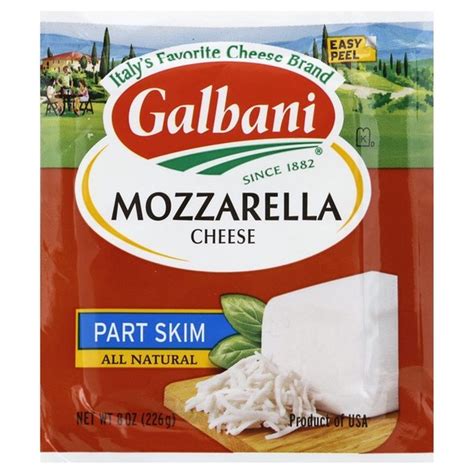 Galbani Galbani Part Skim Mozzarella Cheese (8 oz) - Instacart