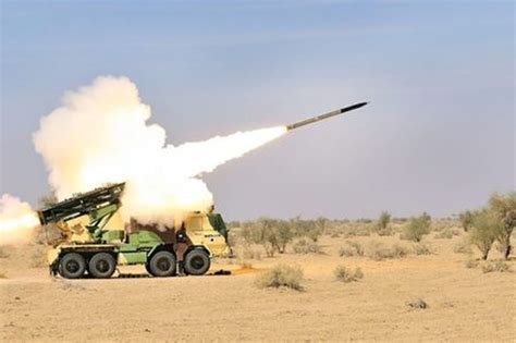 DRDO successfully flight-tested Pinaka Missile System from the Integrated Test Range, Chandipur ...