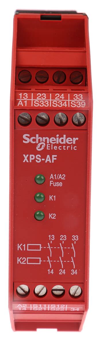 XPSAF5130 Relé de seguridad Schneider Electric Preventa XPS AF de 1