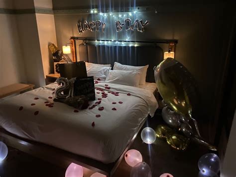 Romantic Birthday Decoration In Hotel Room Ideas For A Surprise Celebration