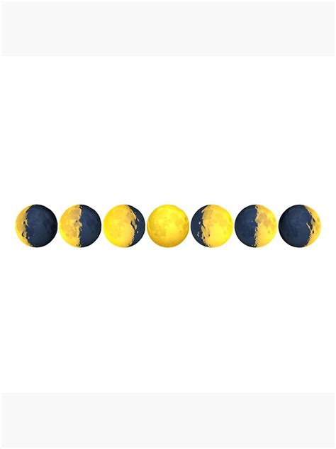 Emoji Moon Phases Art Print For Sale By Jamesquentin Redbubble