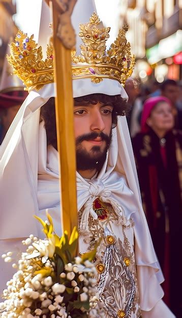 Plano Medio Personas Celebrando La Semana Santa Foto Gratis