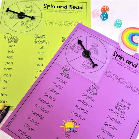 Open And Closed Syllable Games