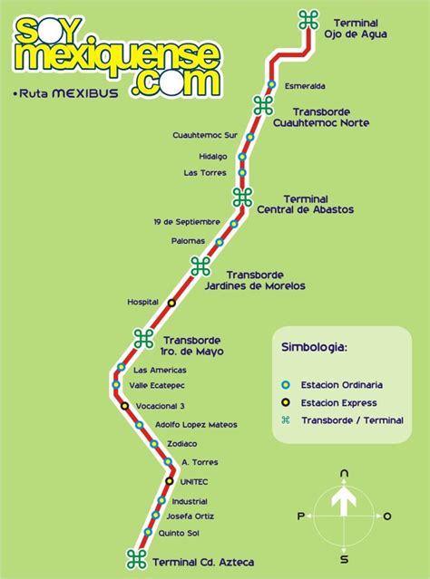 Mexibus Rutas Costos Horarios Y Mas Rutas Horario Ecatepec