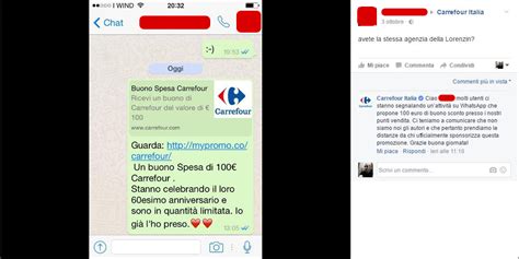 TRUFFA Buono Spesa Carrefour Di 100