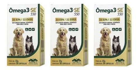 Suplemento Em Cápsula Vetnil Nutrisana Omex3 500 Ômega 3 Para Cão