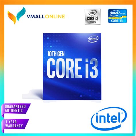 Intel Core I3 10100 Desktop Processor 4 Cores Up To 4 30 GHz LGA 1200