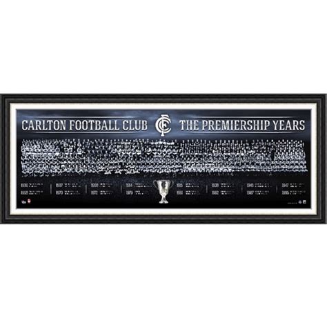 Carlton Football Club Premiership Years Sports Memorabilia