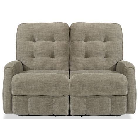 Flexsteel Devon Button Tufted Power Reclining Loveseat Wayside