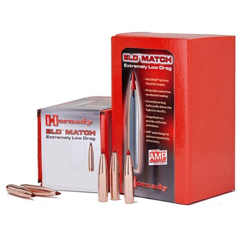 Bullseye North Hornady Eld Match Projectiles 30 Caliber 308 Diameter