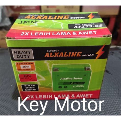 Jual Aki Accu Kering Alkaline Alkalin Series Motor Honda Vario 125 7a