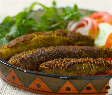 Stuffed Bitter Gourd Bharwan Karela Swati S Kitchen Recipe