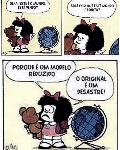 Sempre sábia essa Mafalda Cartum e charge Tirinhas em quadrinhos