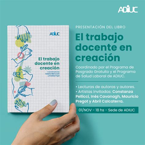 Presentaci N Del Libro El Trabajo Docente En Creaci N Adiuc