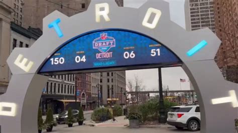 2024 Nfl Draft Heading To Downtown Detroit Youtube