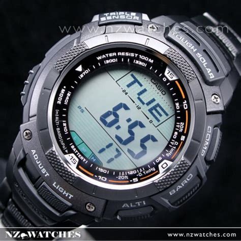 BUY Casio Pro Trek Solar Triple Sensor 100m Black Titanium Watch