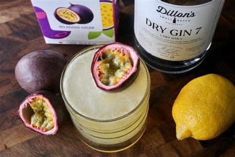 Passion Fruit Gin Cocktail Drink Recipe Dobbernationloves