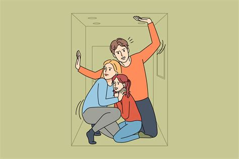 Unhappy young family with child cramped in small apartment. Upset ...