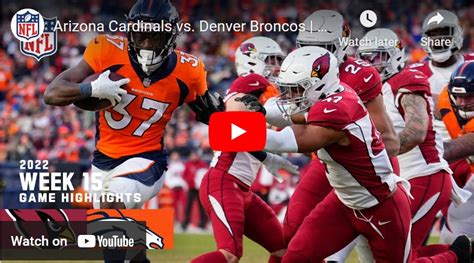 NFL: Broncos vs. Cardinals highlights from Week 15