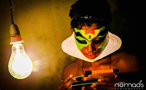 Hd Wallpaper Kathakali Art Form Green And Brown Mask Vintage Kerala