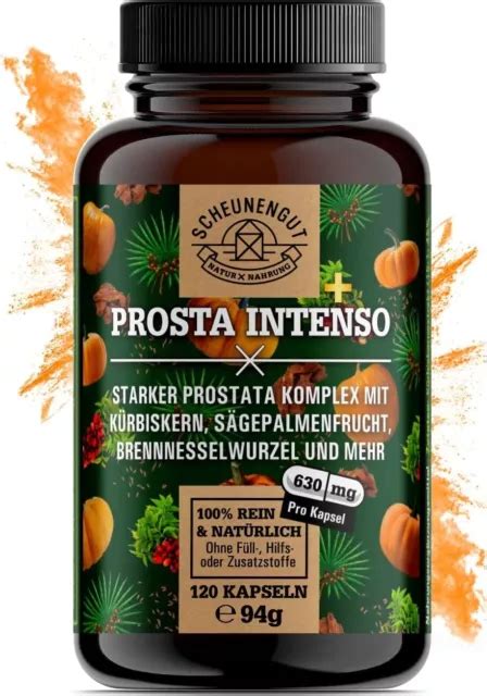 PROSTA INTENSO PROSTATA Kapseln Hochdosiert Laborgeprüft I