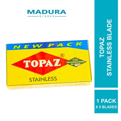 Topaz Stainless Blade 1 Pack X 5 Blades Lazada