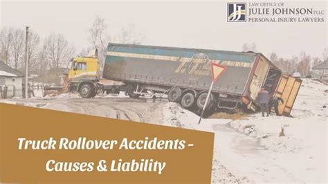 Ppt Truck Rollover Accidents Causes Liability Powerpoint